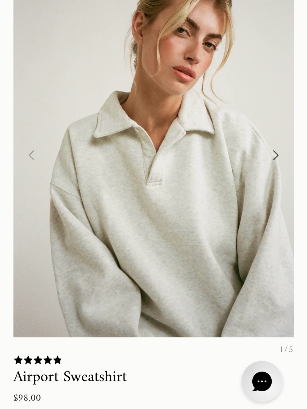 Rumored Cream Collared Pullover Sweater